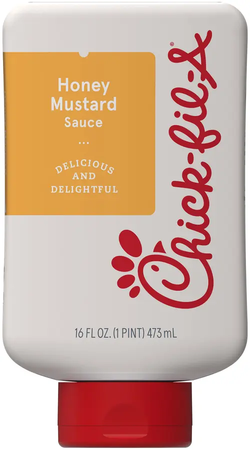 Chick-fil-A Honey Mustard Sauce,16 fl oz Squeeze Bottle