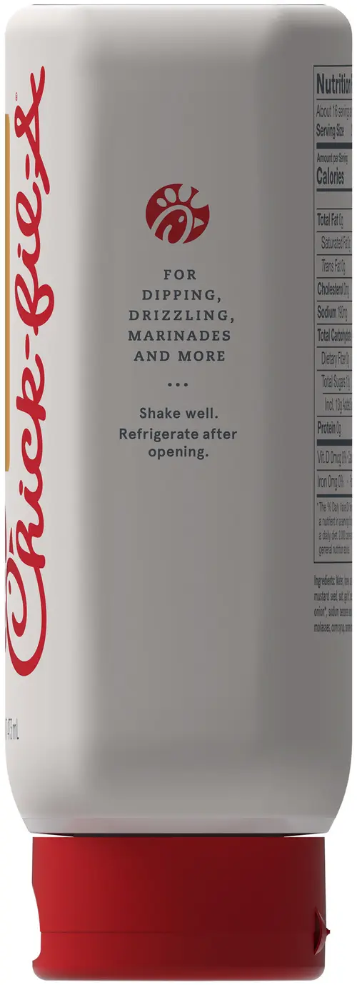 Chick-fil-A Honey Mustard Sauce,16 fl oz Squeeze Bottle thumbnail 4