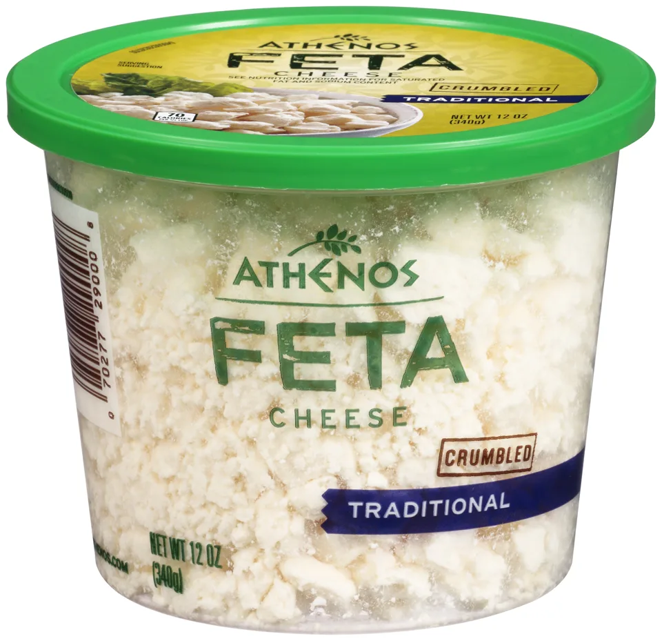 Athenos Traditional Crumbled Feta Cheese 12 oz