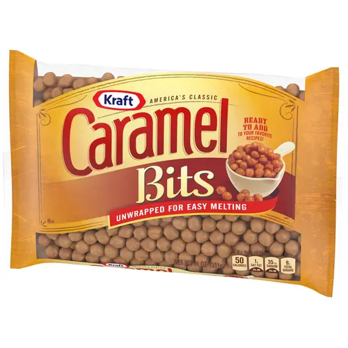Kraft America's Classic Unwrapped Candy Caramel Bits for Easy Melting, 11 oz Bag thumbnail 4