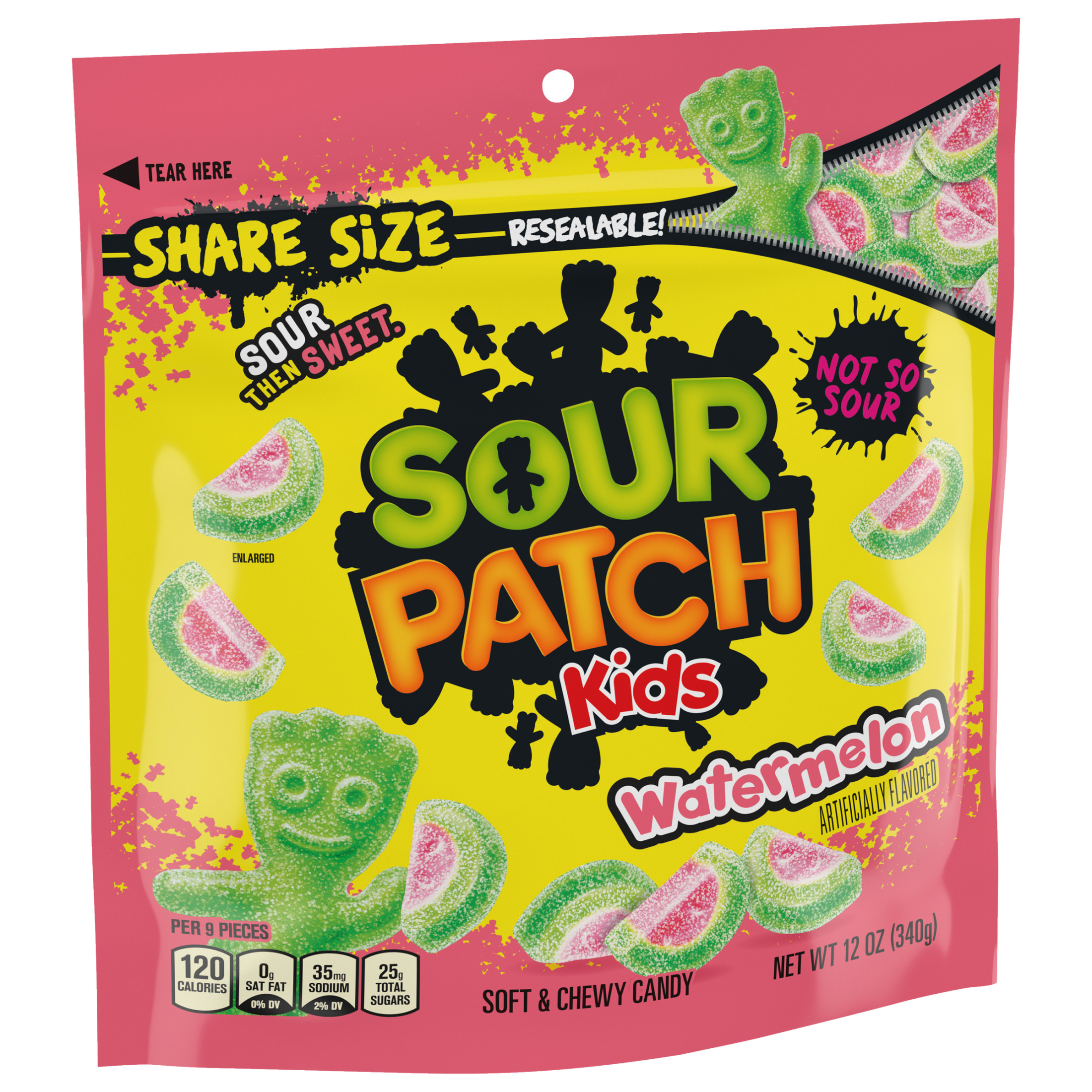 SOUR PATCH KIDS Watermelon Soft & Chewy Candy, Share Size, 12 oz thumbnail 3