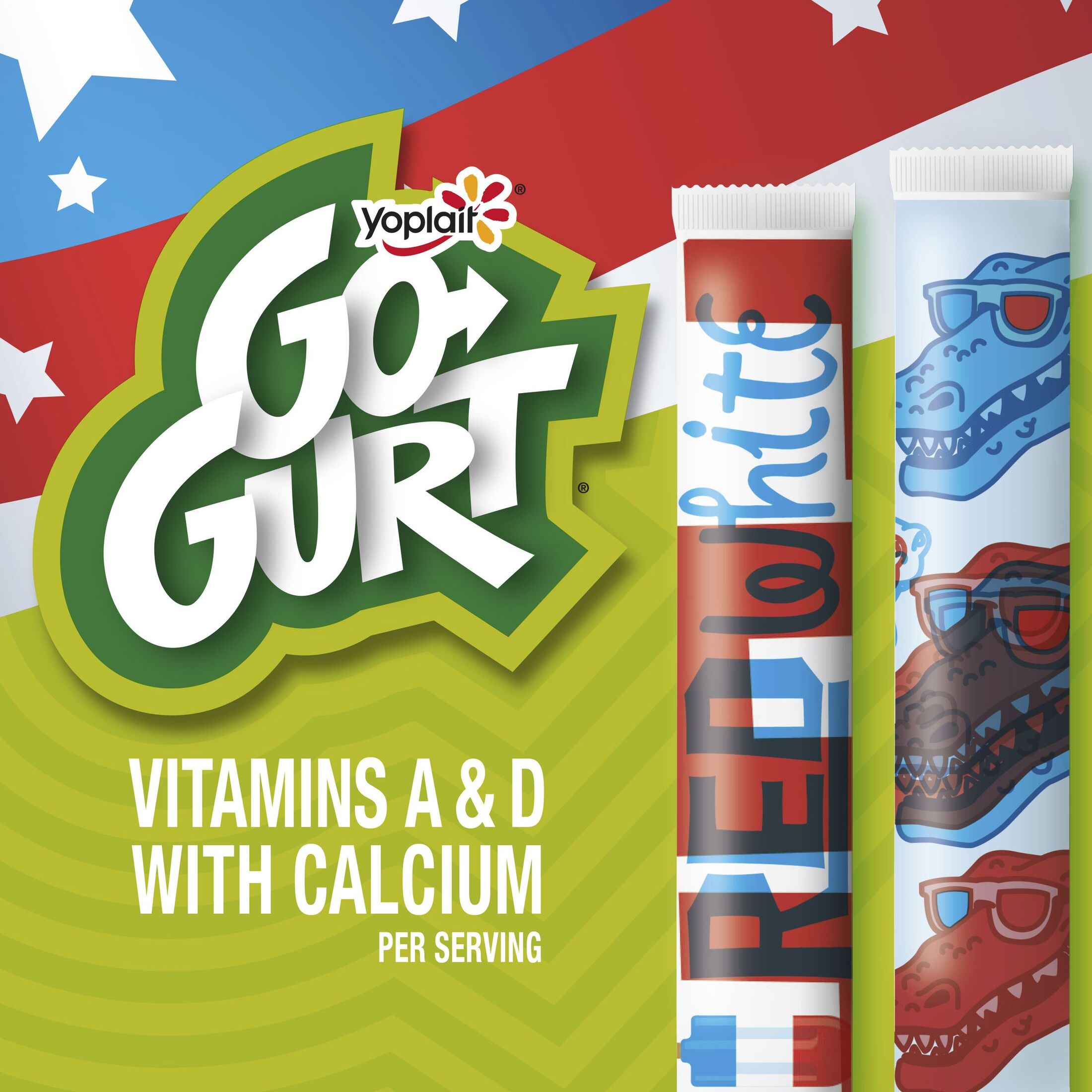Go-GURT Minecraft Kids Fat Free Yogurt Variety Pack, 2 oz Yogurt Tubes (24 Count) thumbnail 3