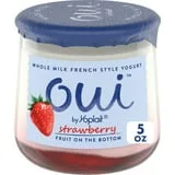 Oui by Yoplait French Style Strawberry Whole Milk Yogurt, 5 OZ Jar