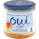 Oui by Yoplait French Style Peach Whole Milk Yogurt, 5 OZ Jar thumbnail 2