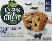 Veggies Made Great Blueberry Oat Muffin, 12oz, 6ct Box (Frozen) thumbnail 2