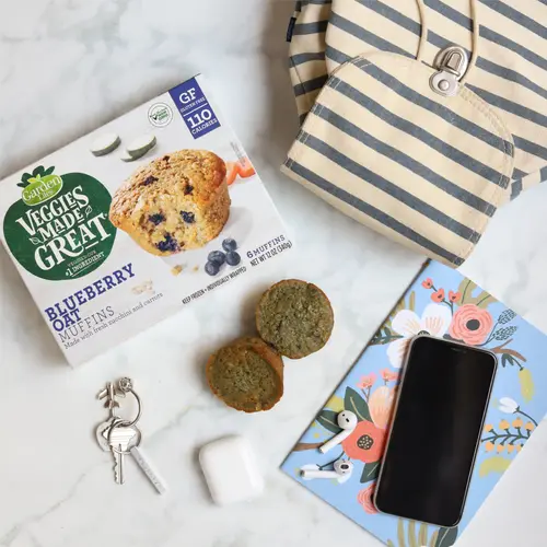 Veggies Made Great Blueberry Oat Muffin, 12oz, 6ct Box (Frozen) thumbnail 3