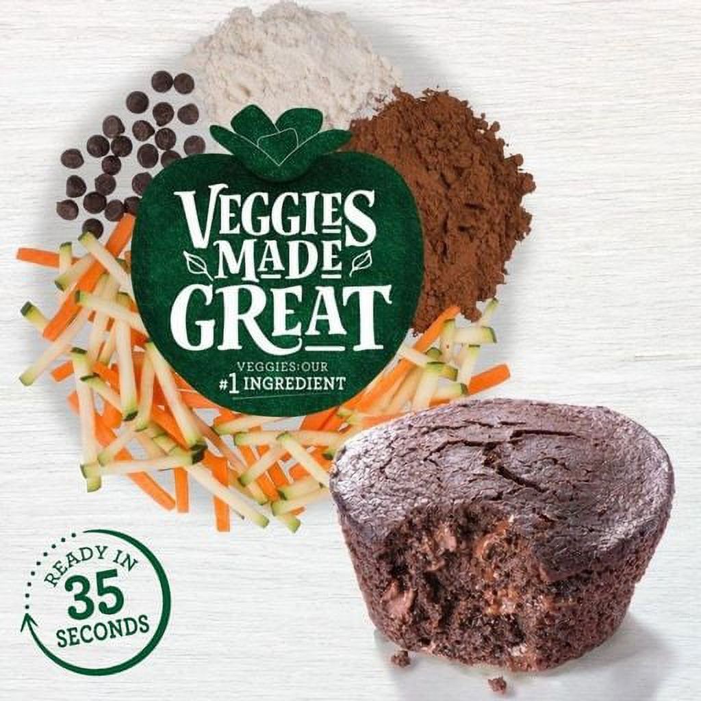 Veggies Made Great Double Chocolate Muffin, 12oz, 6ct Box (Frozen) thumbnail 2