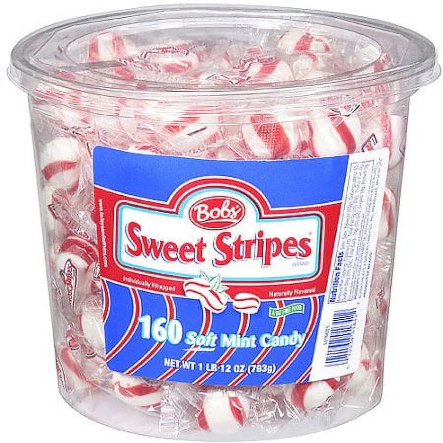 Bob's Sweet Stripes Soft Mint Candy, 28 Oz.