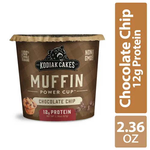 Kodiak Protein-Packed Chocolate Chip Muffin Power Cup, 2.36 oz thumbnail 2
