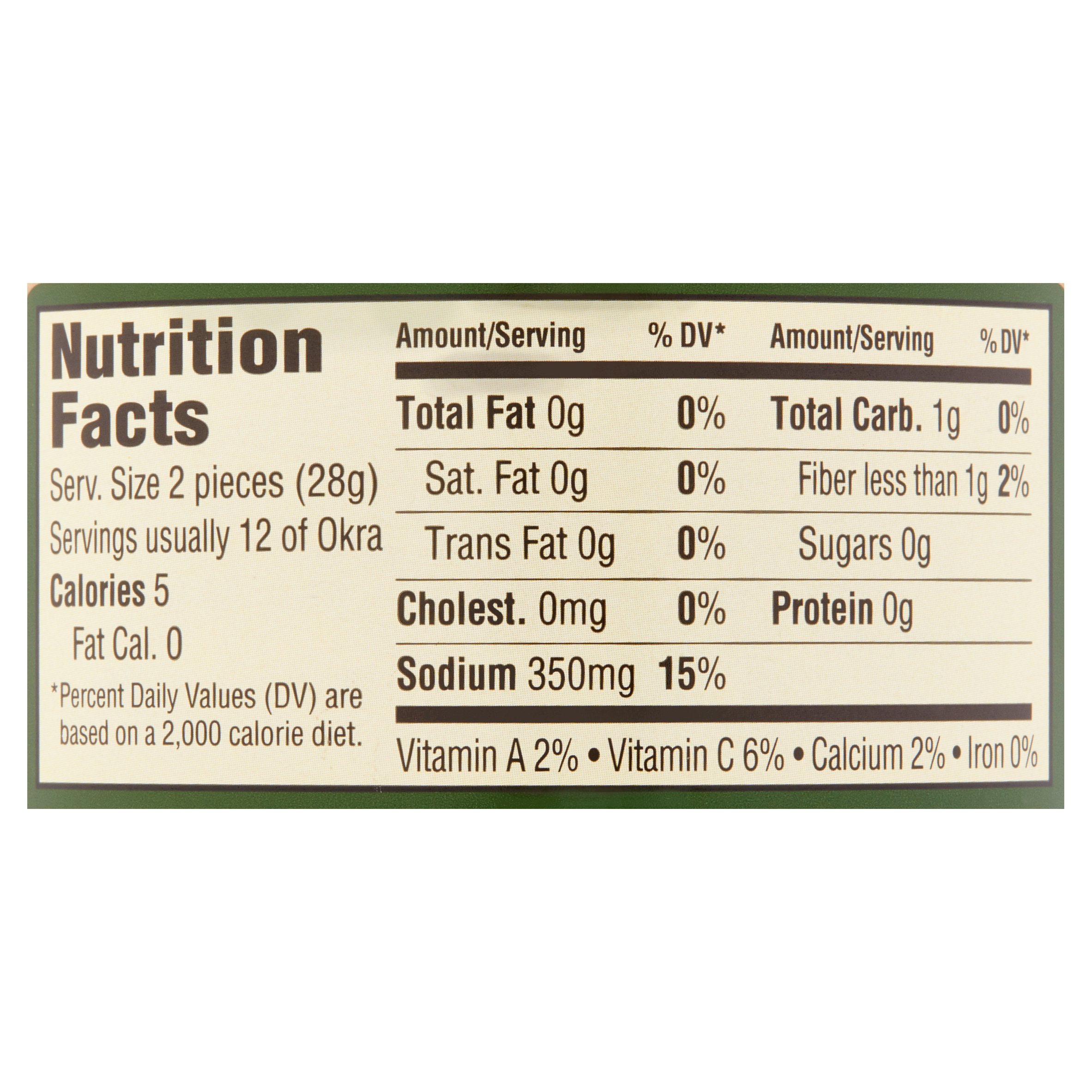 Talk O' Texas Crisp Hot Okra Pickles, 16 fl oz thumbnail 2