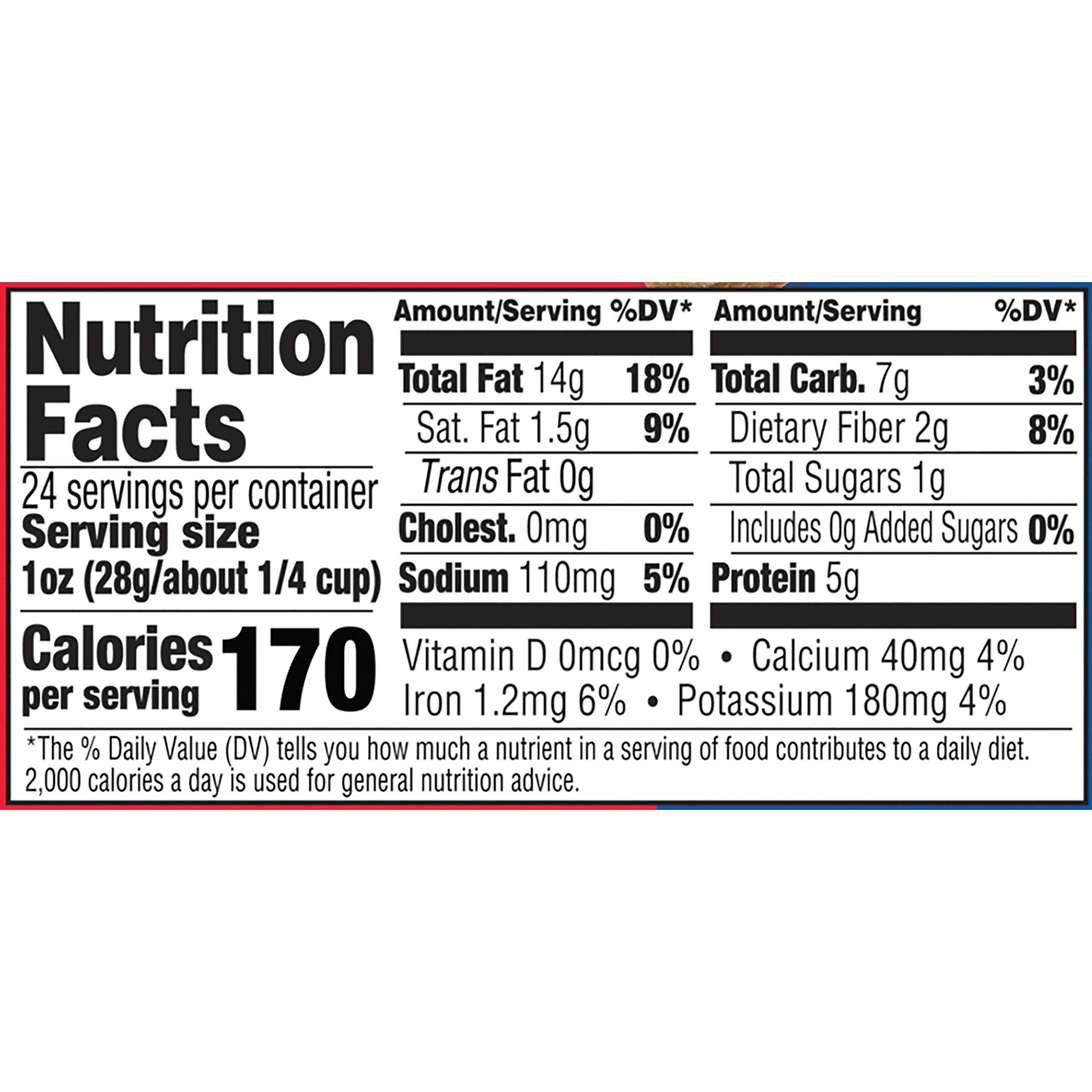 Fisher Snack Oven Roasted Never Fried, Non-GMO, Deluxe Mixed Nuts, 24 oz Resealable Jar thumbnail 4