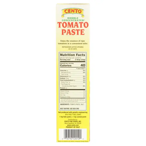Cento Tomato Paste, 4.56 Oz thumbnail 4