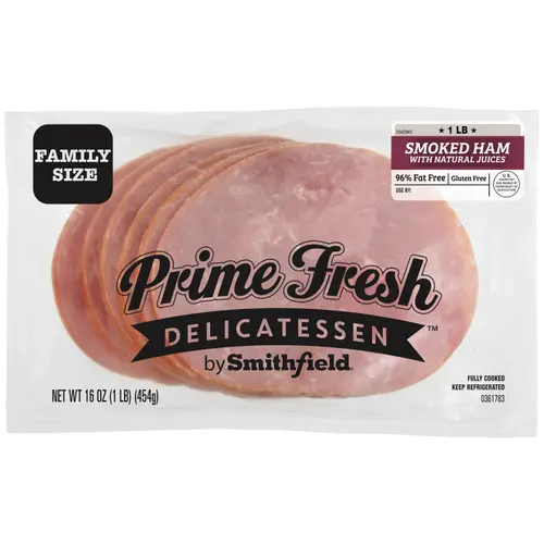 Smithfield Prime Fresh Smoked Ham Lunch Meat, 16 oz