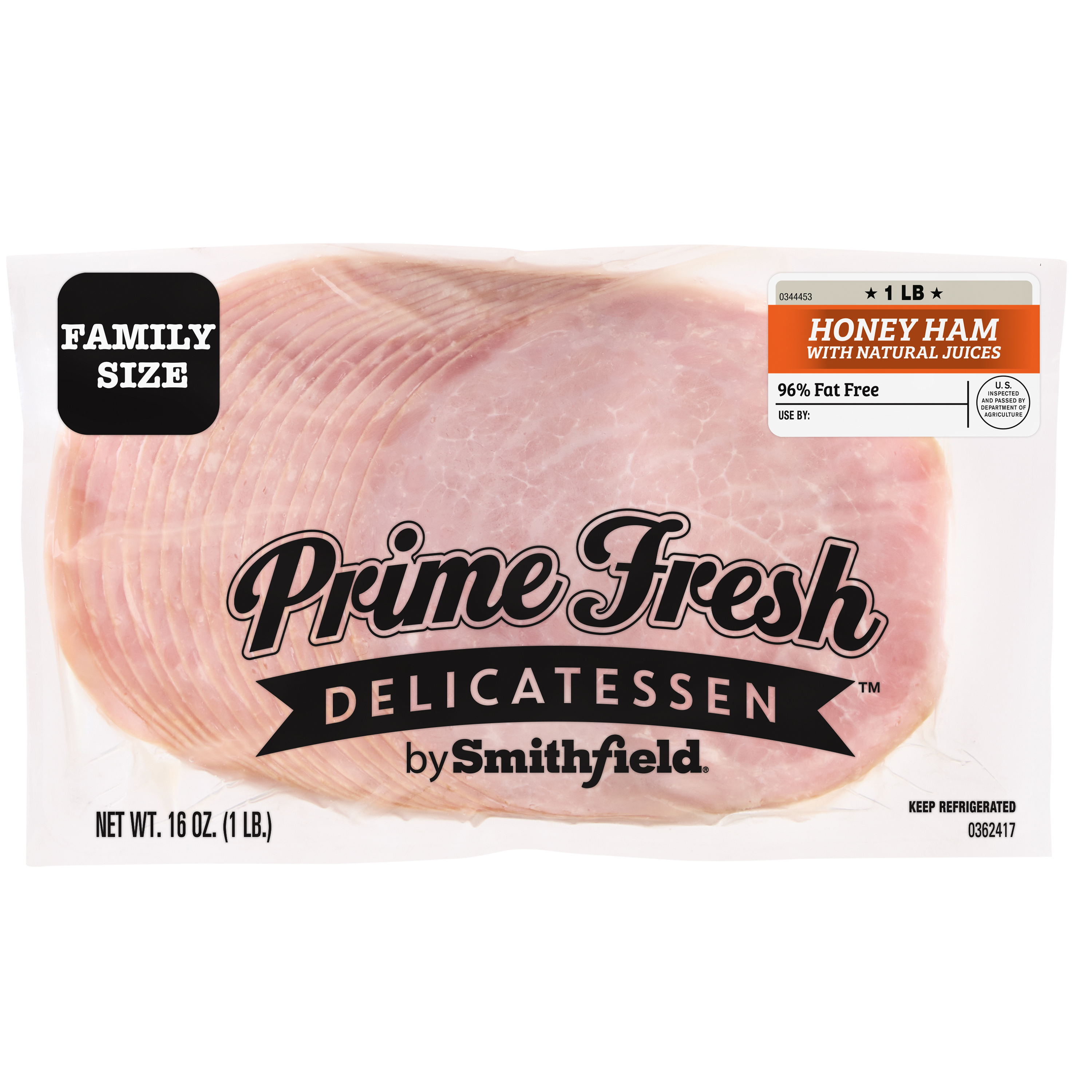 Smithfield Prime Fresh Honey Ham, 16oz