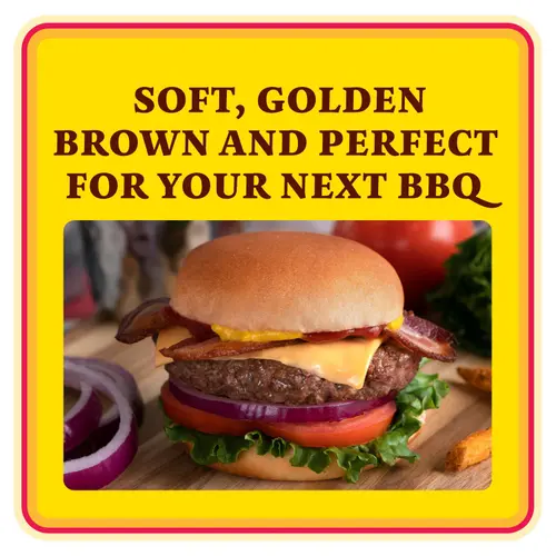 Aunt Hattie's Potato Hamburger Buns, Potato Bread Burger Buns, 8 Count, Shelf-Stable thumbnail 3