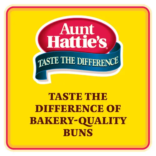 Aunt Hattie's Potato Hamburger Buns, Potato Bread Burger Buns, 8 Count, Shelf-Stable thumbnail 4