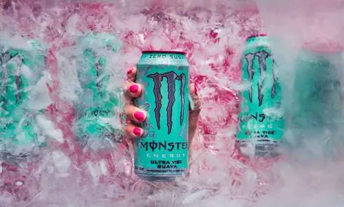 Monster Energy Ultra, Vice Guava, Zero Sugar Energy Drink, 16 fl oz Can thumbnail 4