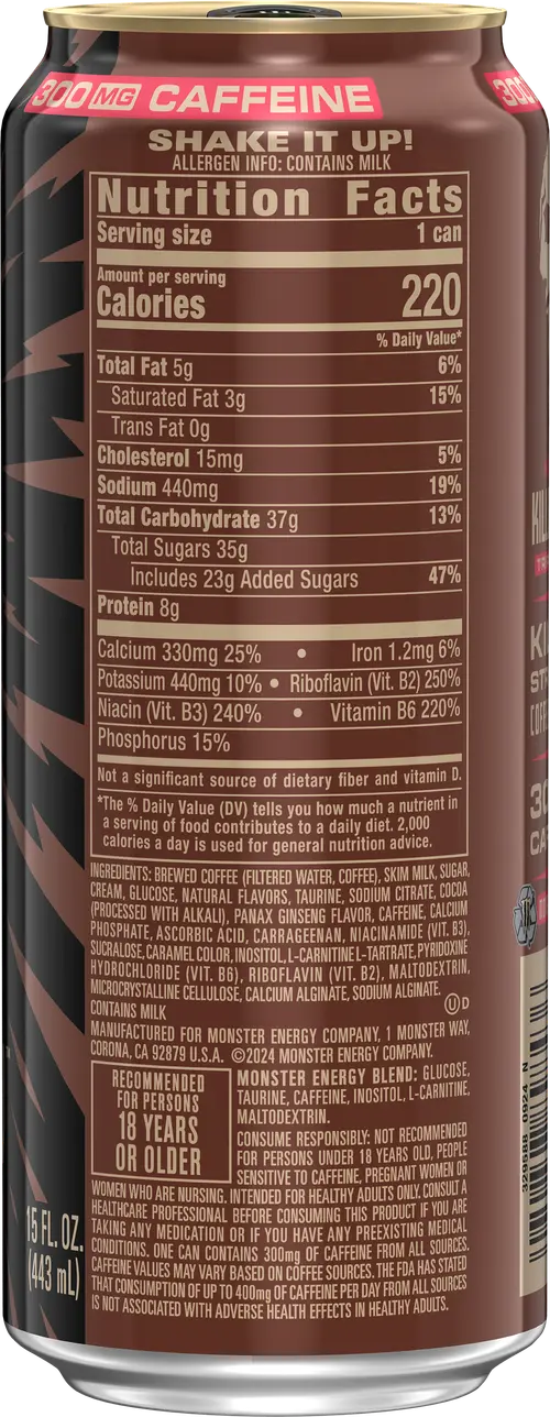 Java Monster Killer Brew, Loca Moca, Coffee + Energy Drink, 15 fl oz can thumbnail 2