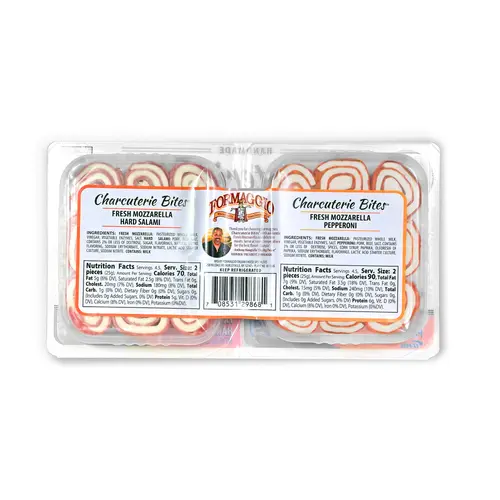 Formaggio Cheese Charcuterie Bites, Pepperoni & Hard Salami 8 oz thumbnail 2