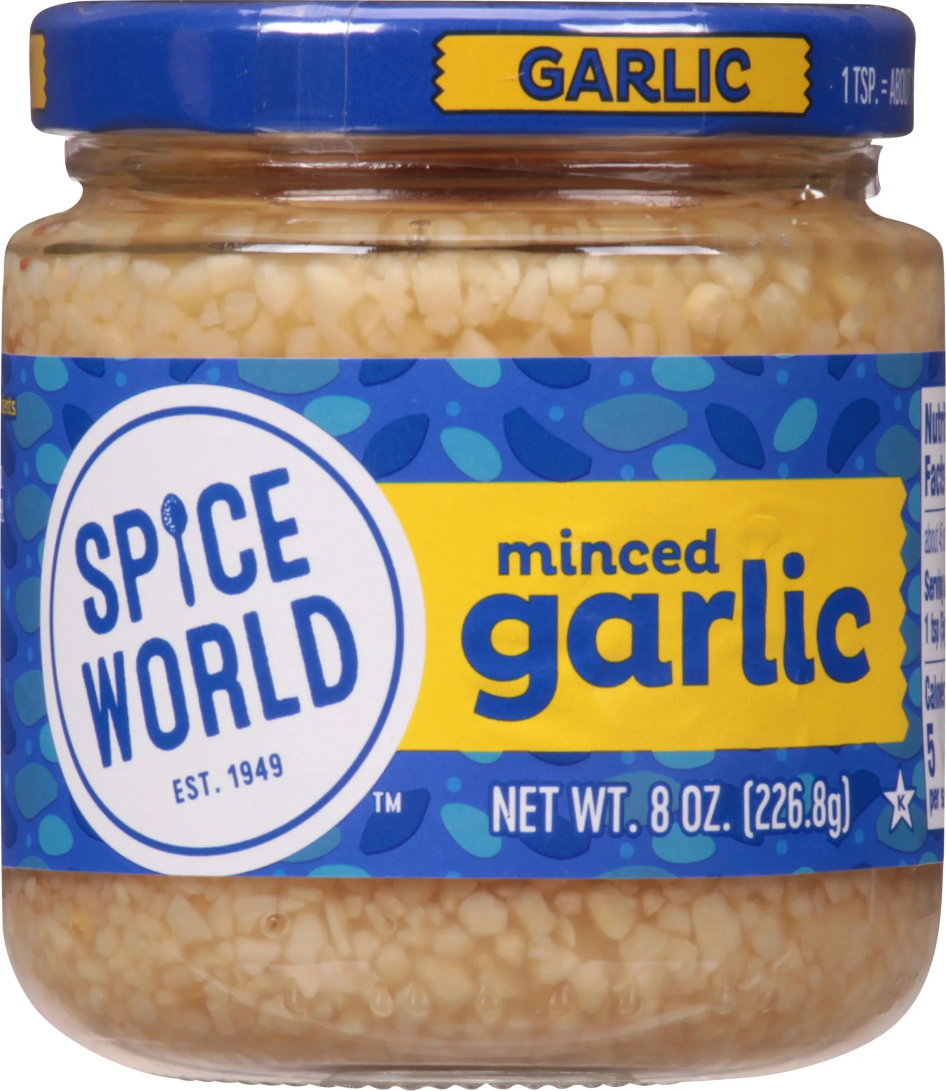 Minced Garlic, 8 oz Jar