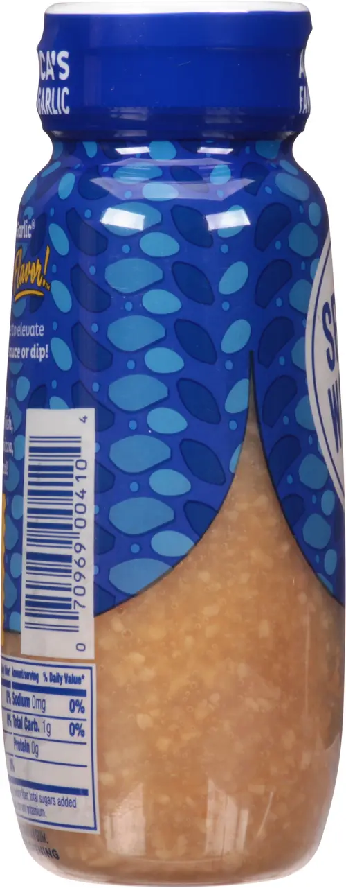 Spice World Minced Garlic, 9.5 oz Squeeze Jar thumbnail 4