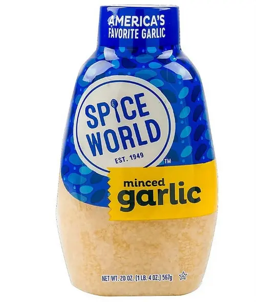 Spice World Minced Garlic Squeeze 20 oz Bottle