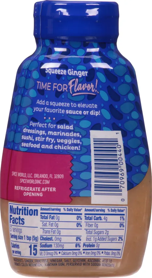 Minced Ginger 10 Oz Bottle thumbnail 4