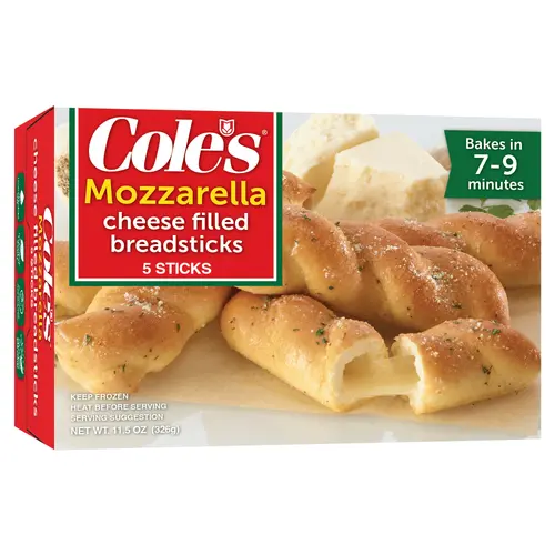 Cole'sï¿½ Mozzarella Filled Breadsticks, 11.5 oz