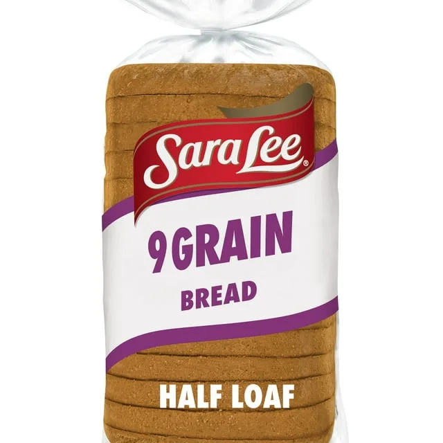 Sara Lee 9 Grain Half Loaf Bread 12 oz Soft Multigrain Bread (Pack of 4)