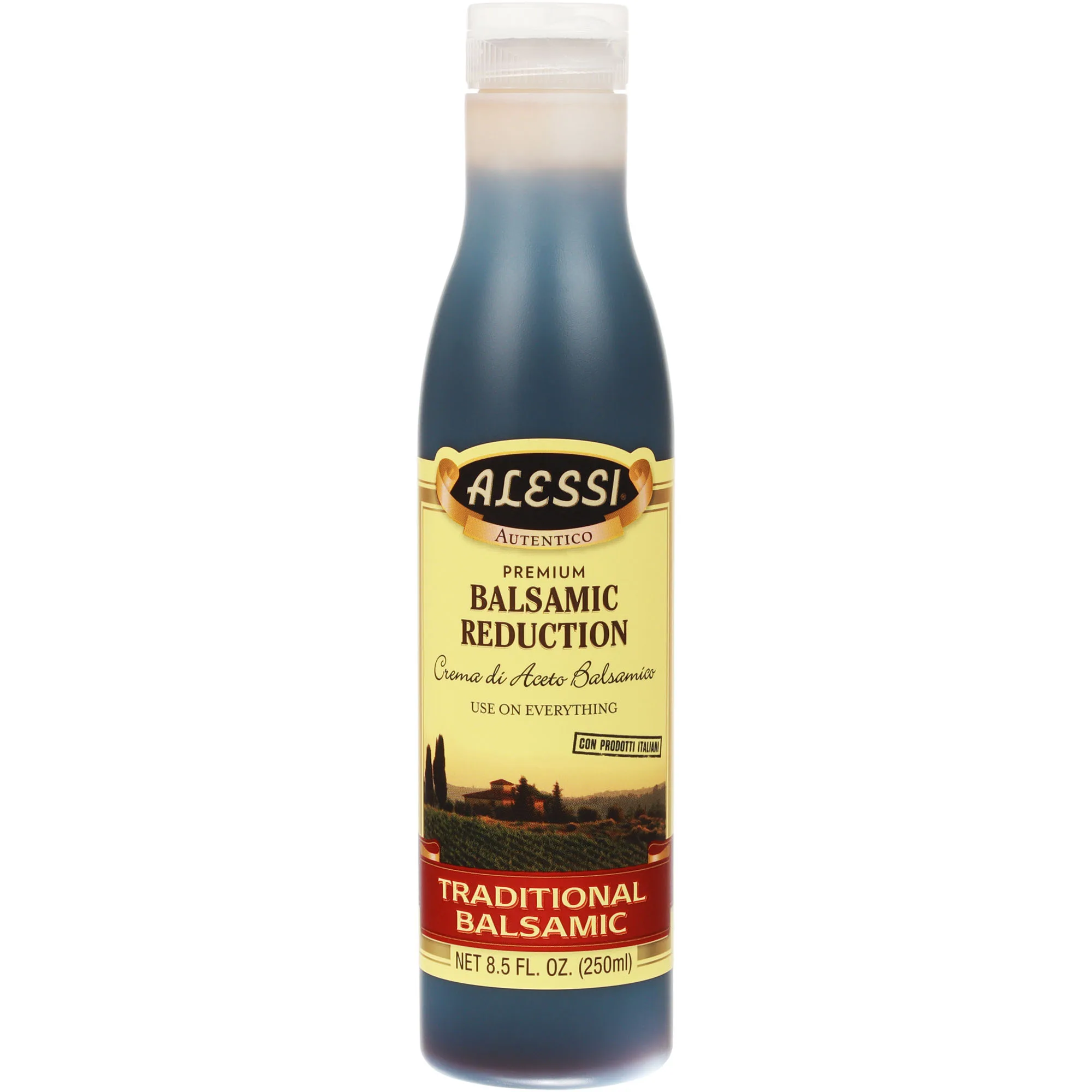 Alessi Premium Balsamic Vinegar Reduction, Traditional Balsamic, 8.5 fl oz