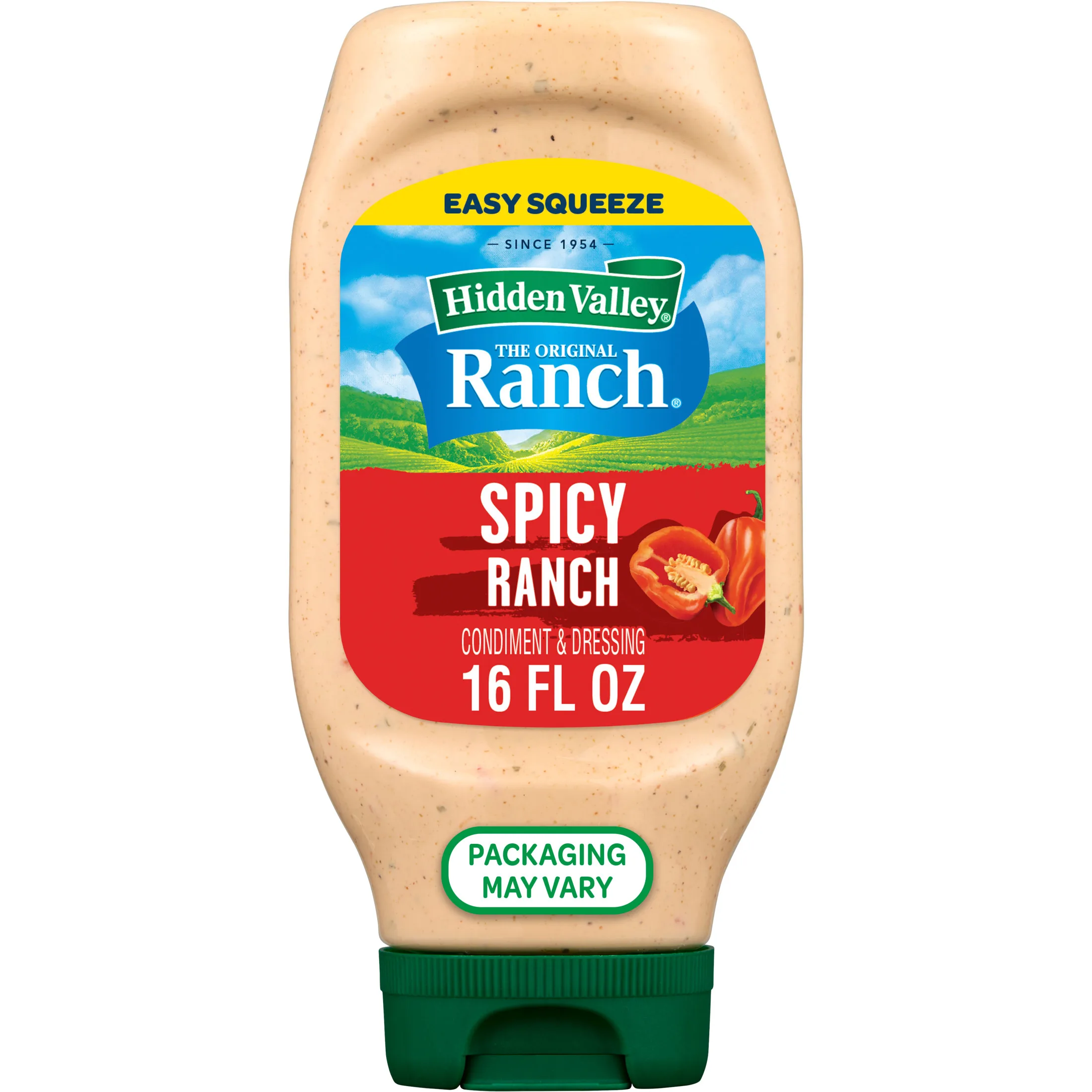 Hidden Valley Spicy Ranch Topping and Dressing, 16 Fluid Ounce Bottle