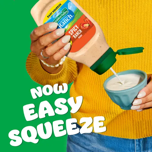 Hidden Valley Spicy Ranch Topping and Dressing, 16 Fluid Ounce Bottle thumbnail 3