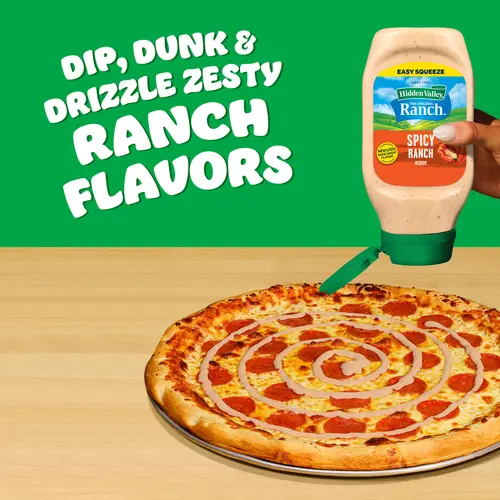 Hidden Valley Spicy Ranch Topping and Dressing, 16 Fluid Ounce Bottle thumbnail 4