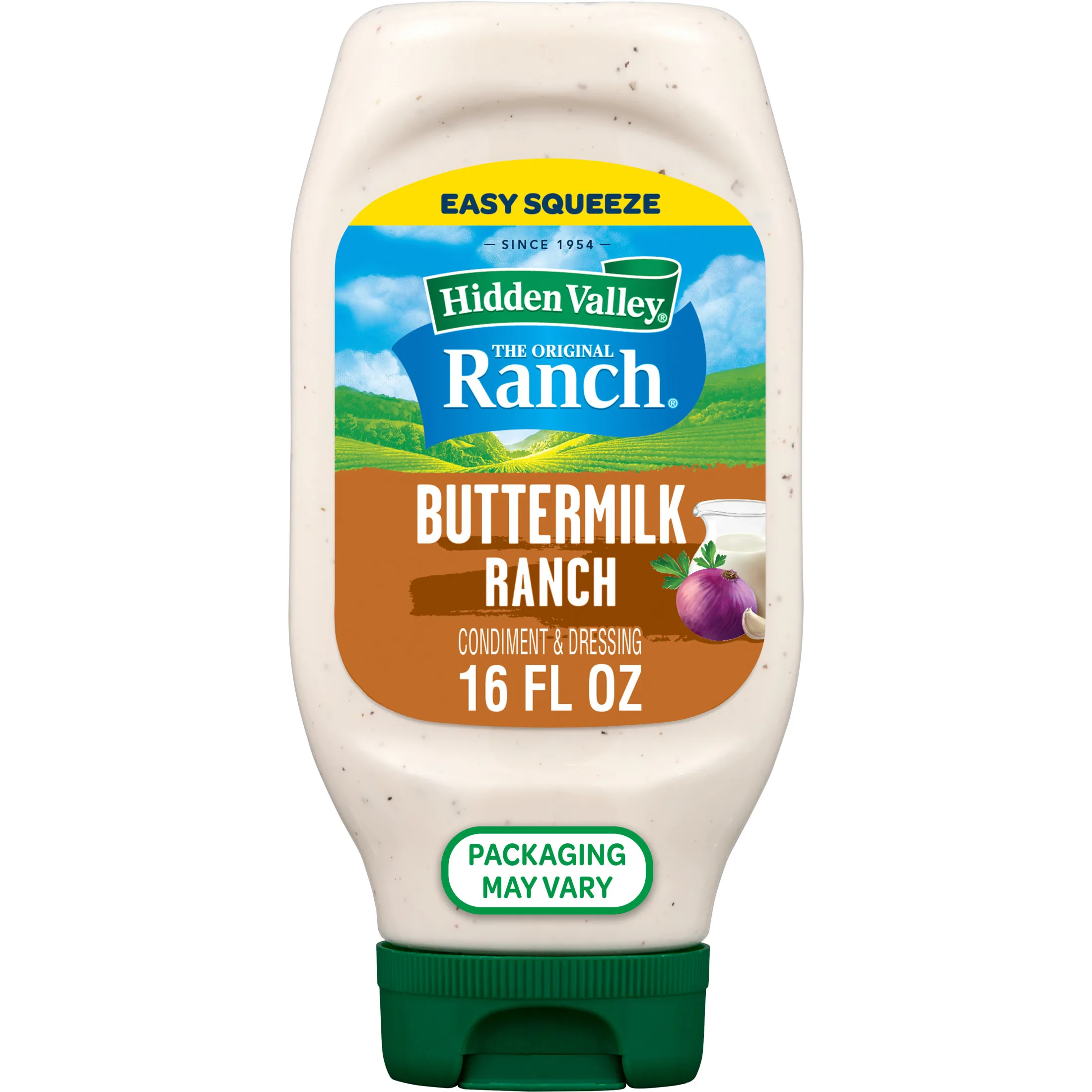 Hidden Valley Buttermilk Ranch Topping and Dressing, 16 Fluid Ounce Bottle