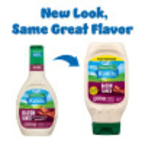 Hidden Valley Bacon Ranch Topping and Dressing, 16 Fluid Ounce Bottle thumbnail 2