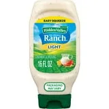 Hidden Valley Original Ranch Light Salad Dressing and Topping, 16 Ounce Bottle