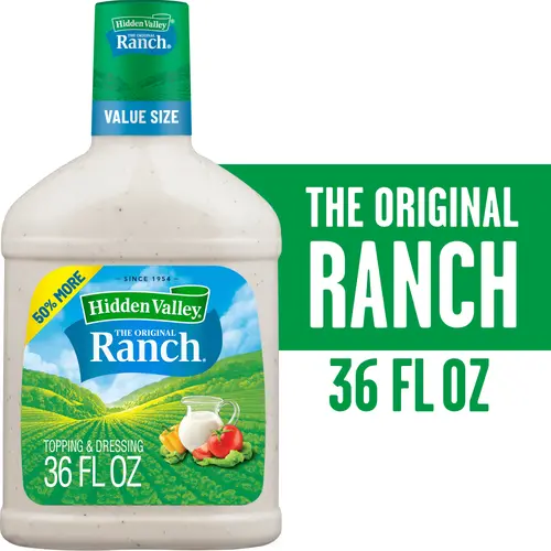 Hidden Valley Original Ranch Salad Dressing and Topping, 36 Ounce Bottle