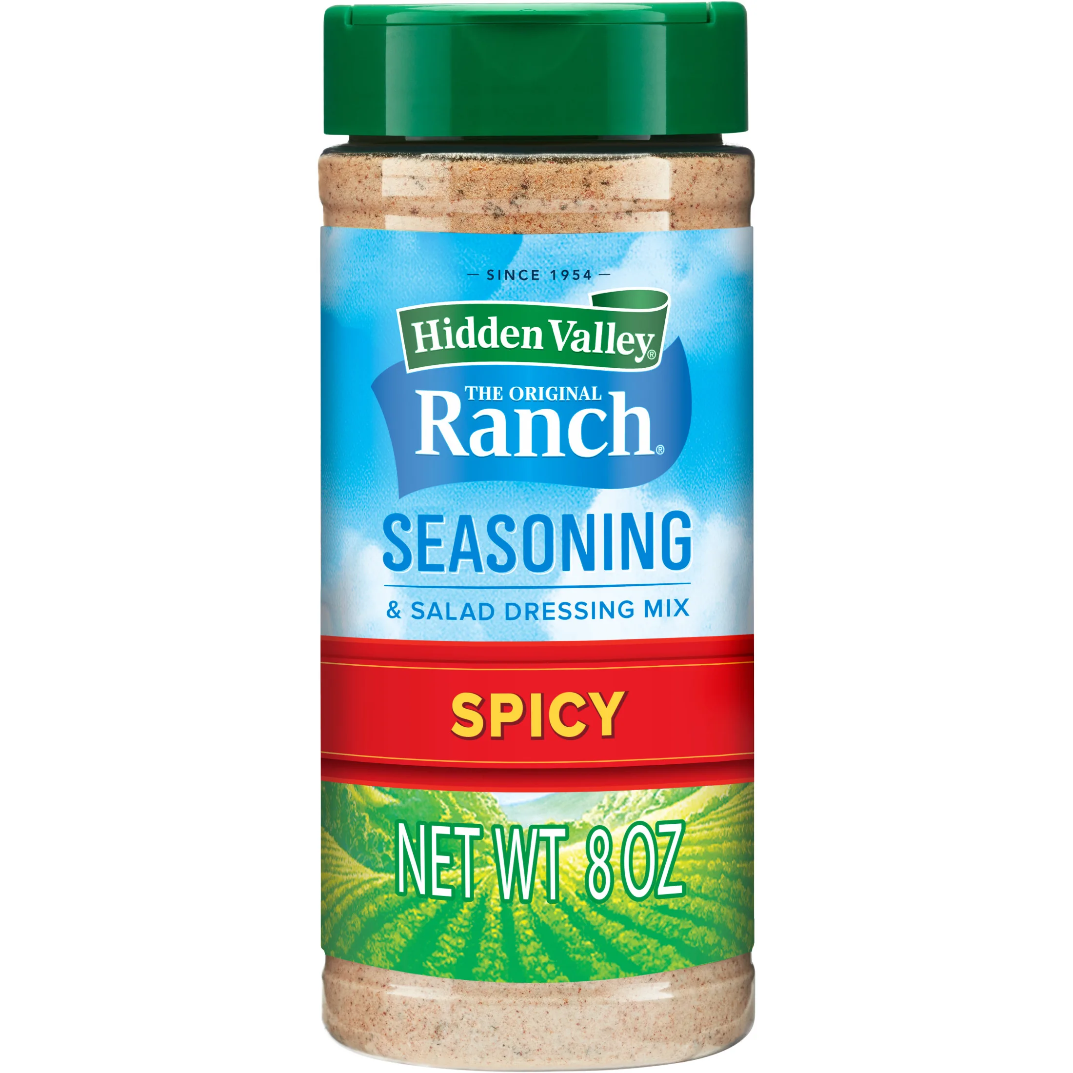 Hidden Valley Gluten Free Spicy Original Ranch Salad Dressing and Seasoning Mix, 8 oz
