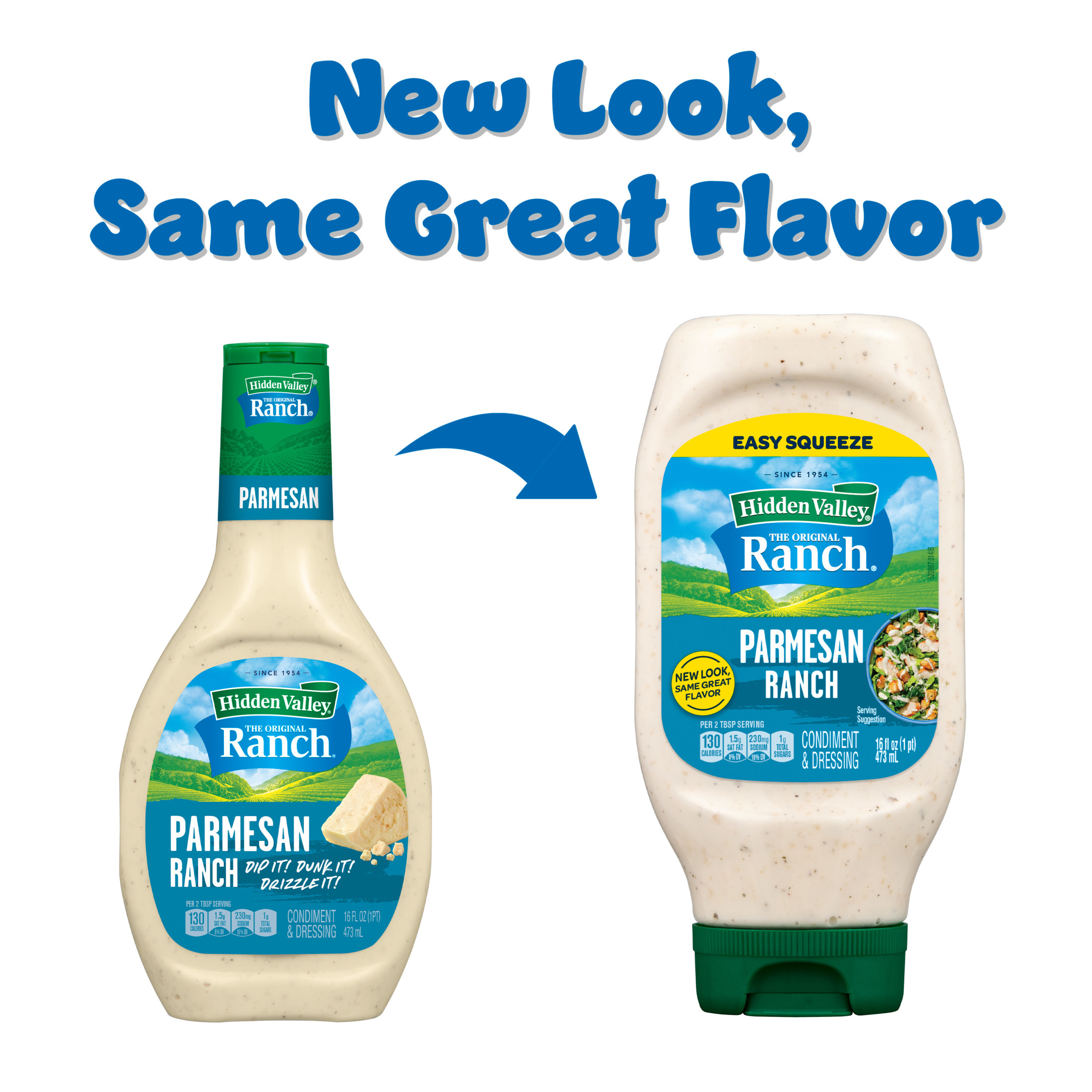 Hidden Valley Parmesan Ranch Topping and Dressing, 16 Fluid Ounce Bottle thumbnail 2