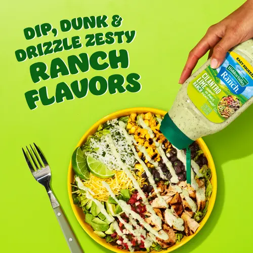 Hidden Valley Cilantro Lime Ranch Condiment and Dressing, Easy Squeeze Bottle, 16 Fluid Ounces thumbnail 4