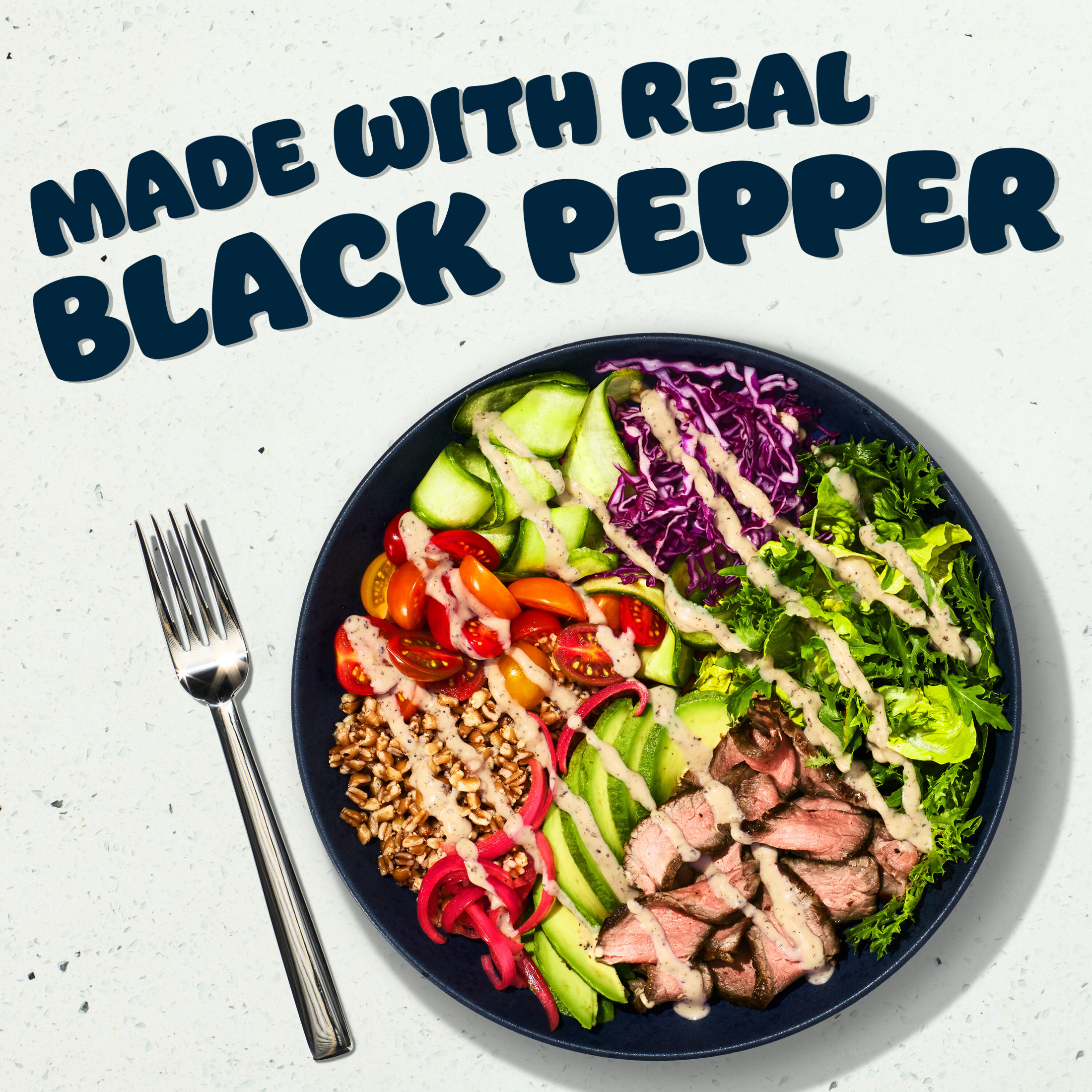 Hidden Valley Cracked Pepper Ranch Condiment and Dressing, Easy Squeeze Bottle, 16 Fluid Ounces thumbnail 4