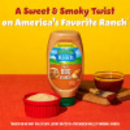 Hidden Valley Sweet BBQ Ranch Condiment and Dressing, Easy Squeeze Bottle, 20 Fl Oz thumbnail 2