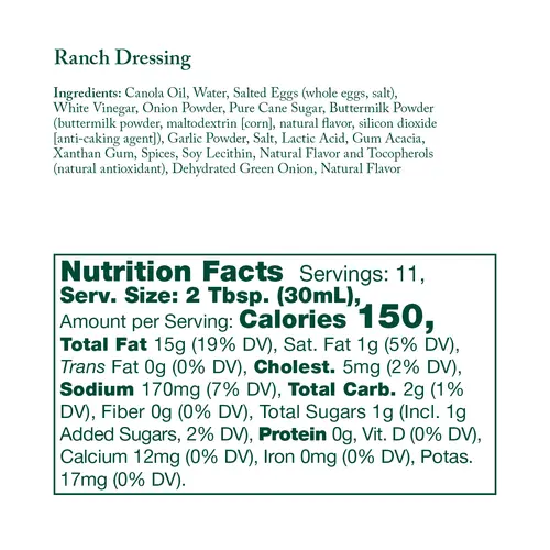 Stonewall Kitchen Ranch Dressing, 11 fl oz (330 ml) thumbnail 4