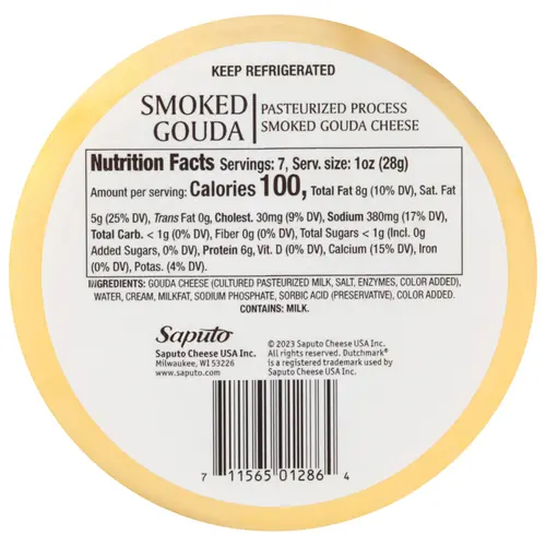Dutchmark Smoked Gouda Cheese 7 oz thumbnail 2
