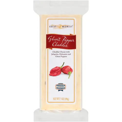 Great Midwest Ghost Pepper Cheddar Cheese 7 oz