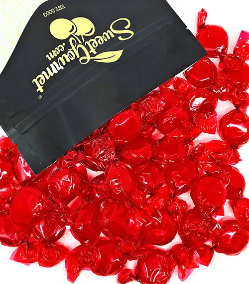 SweetGourmet Cinnamon Discs, Arcor Premium Bulk Wrapped Hard Candy, 2 Pounds