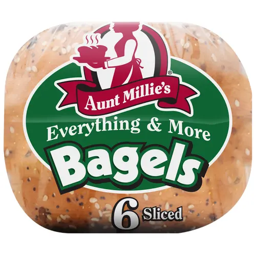Aunt Millie's Bagels, Everything & More, 20 oz, 6 Count thumbnail 4