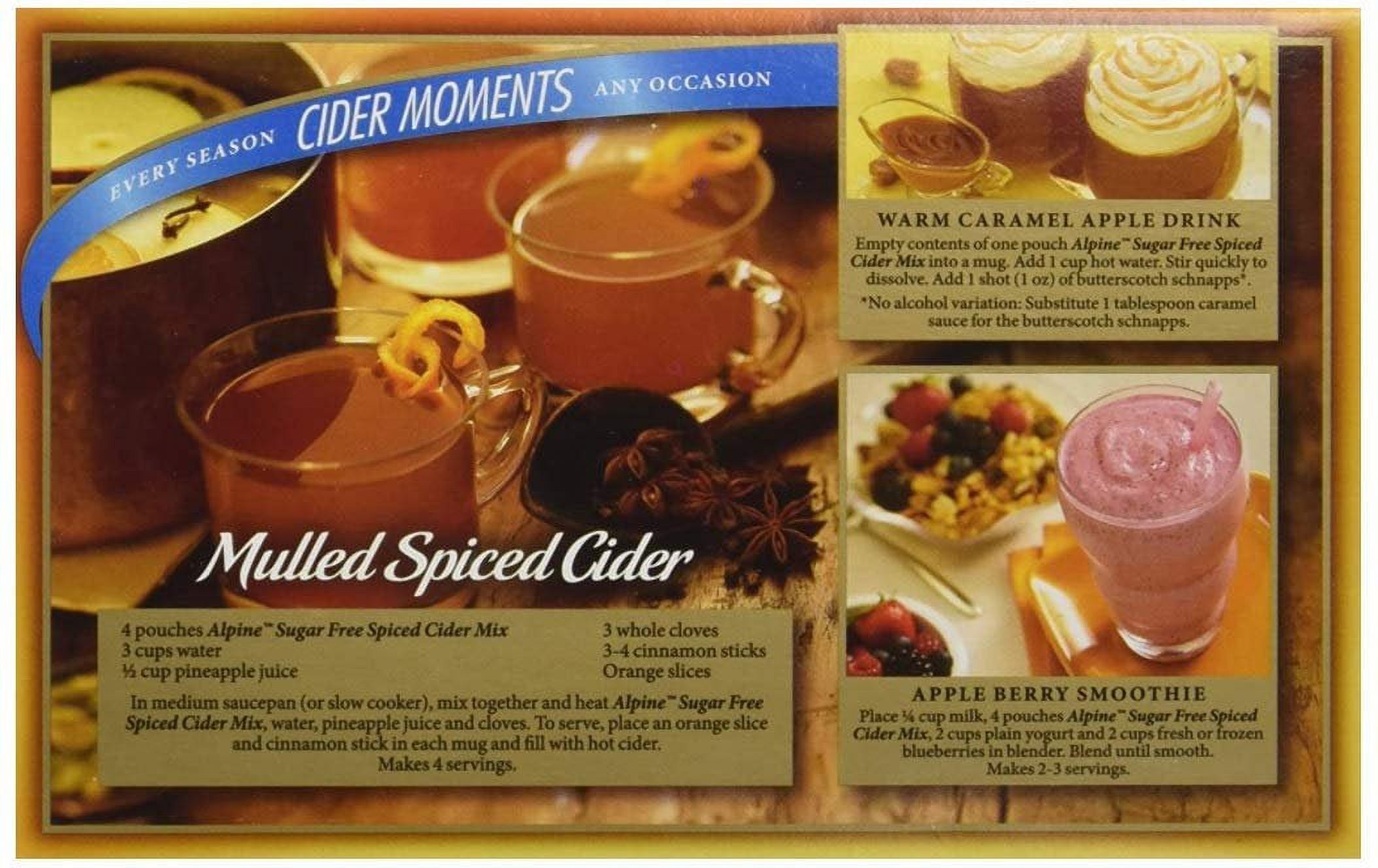 Alpine Sugar-Free Spiced Apple Cider Mix - Pack of 2 thumbnail 2