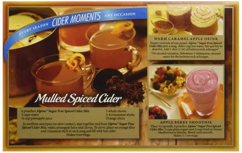 Alpine Sugar-Free Spiced Apple Cider Mix - Pack of 2 thumbnail 2