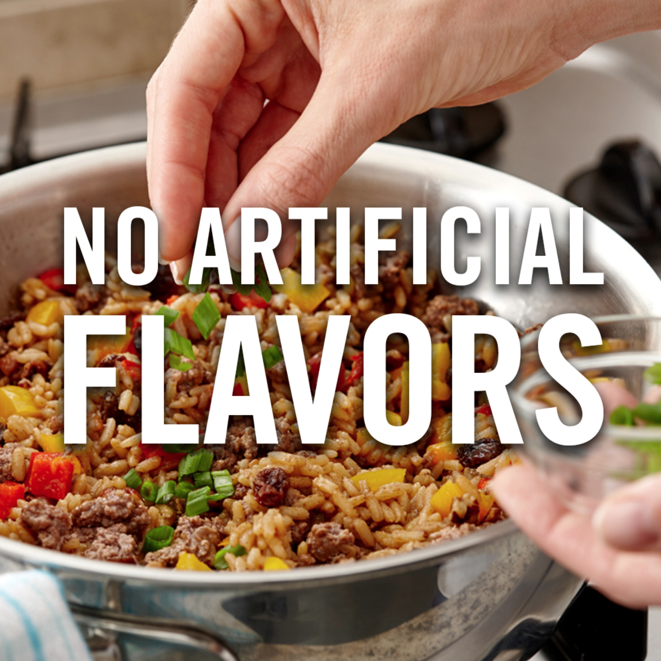 Zatarain's No Artificial Flavors Gluten Free Family Size Dirty Rice Mix, 12 oz Box thumbnail 3